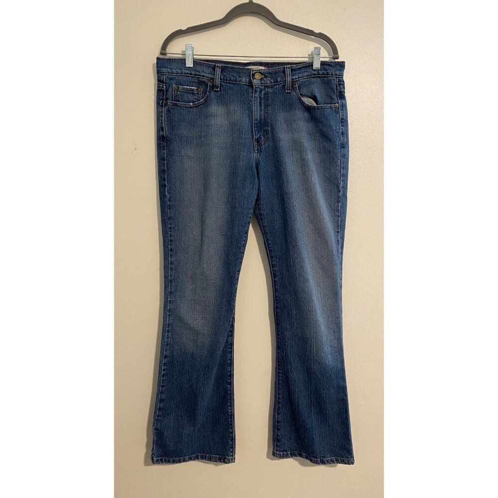 Levis 515 Bootcut Women Jeans 12M Medium Wash Denim Casual Comfy Western Cowgirl